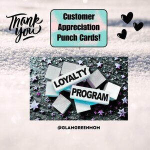 💲NEW - customer appreciation punch cards!!! Save more money!💲